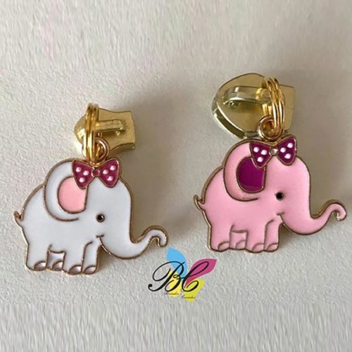 Cursor para fecho zipper no formato Elefante (laço)