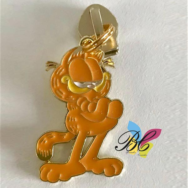 Cursor para fecho zipper no formato Garfield