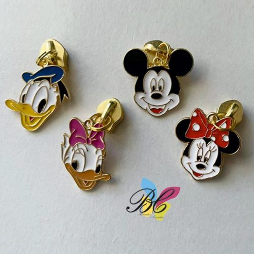 Cursor para fecho zipper da coleção Mickey (caras)