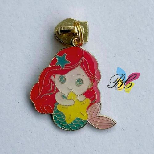 Cursor para fecho zipper da coleção Pequena Sereia