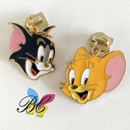 Cursor para fecho zipper da coleção Tom & Jerry