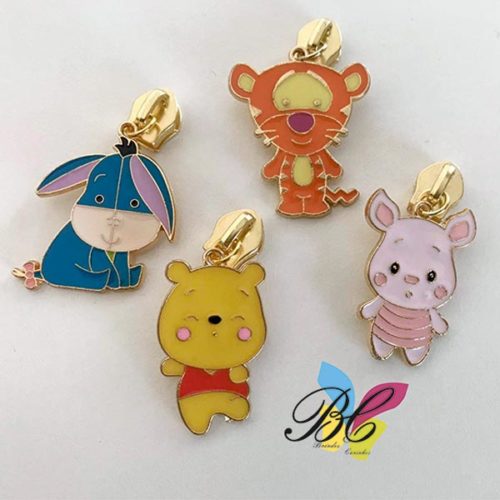 Cursor para fecho zipper da coleção Winnie the Pooh (corpo)