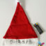 Gorro de Natal com lápis de cera