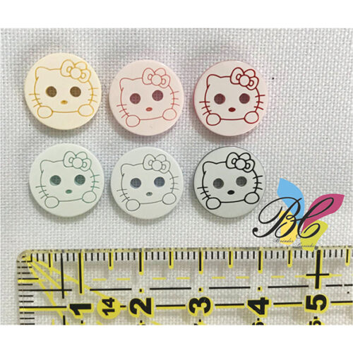 botão hello kitty cores